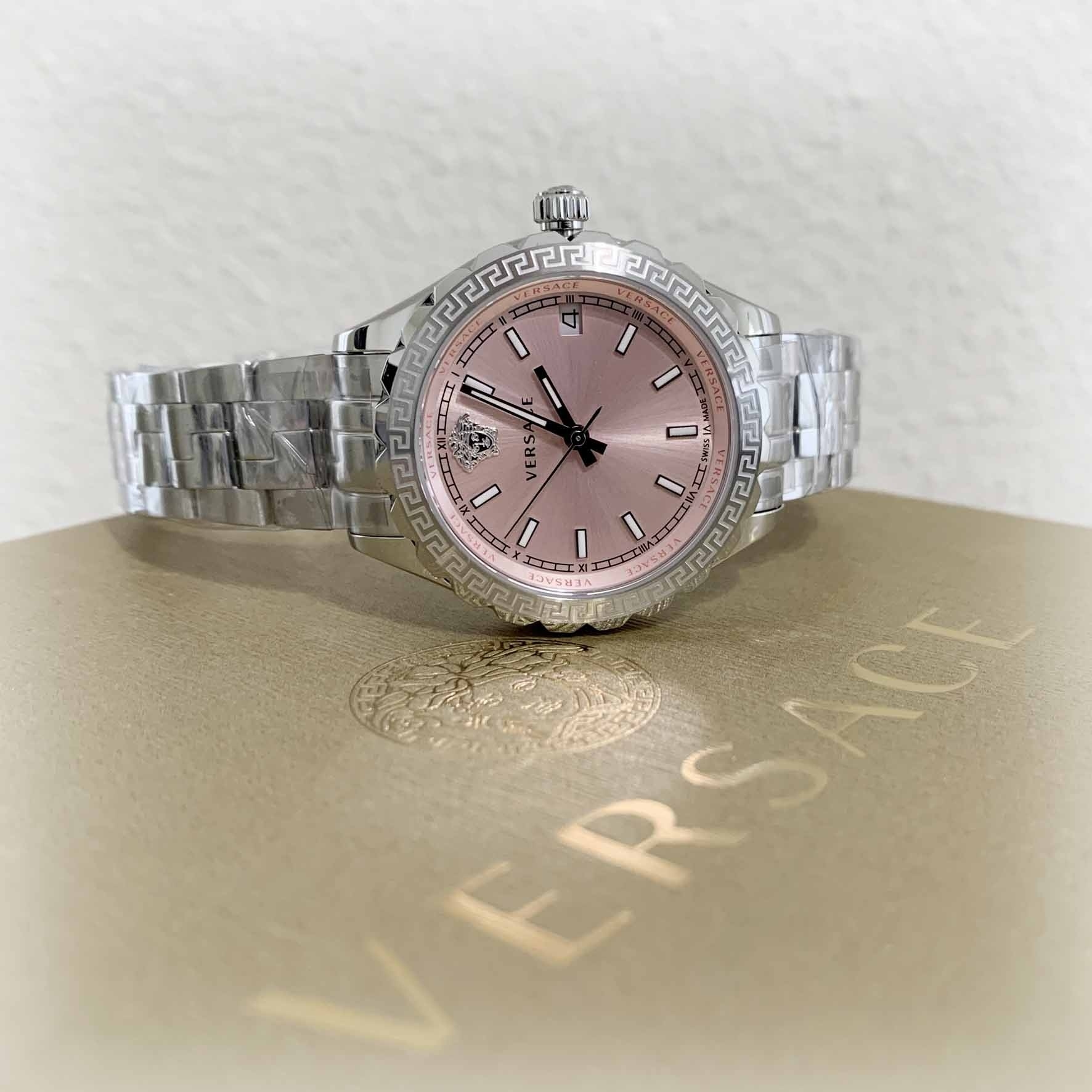 Versace V12010015 นาฬิกาผู้หญิง Hellenyium Quartz Swiss Made Women's Watch