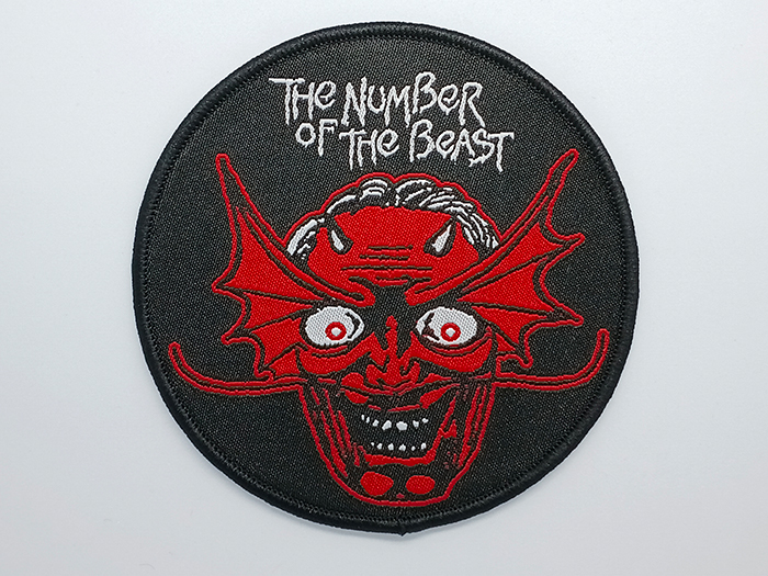 IRON MAIDEN 'The Number of the Beast' Woven Patch