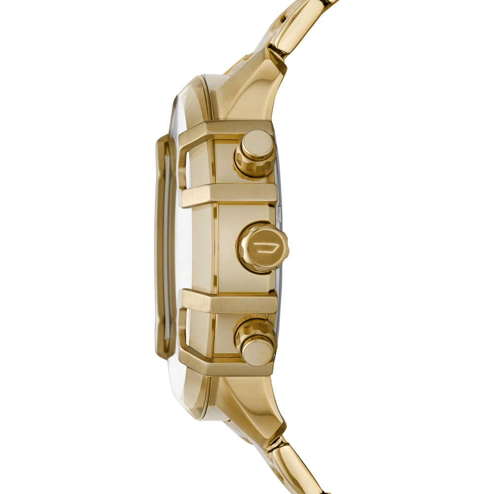 Diesel DZ4522 นาฬิกาผู้ชาย Griffed Gold Tone Quartz Men's Watch