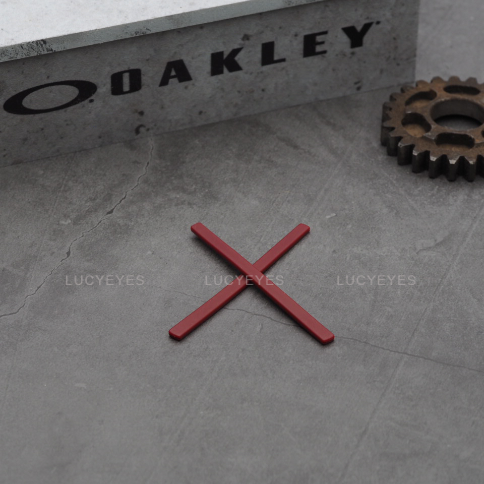 ยางขาแว่น OAKLEY TINCUP, Pitchman R สีเลือดหมู