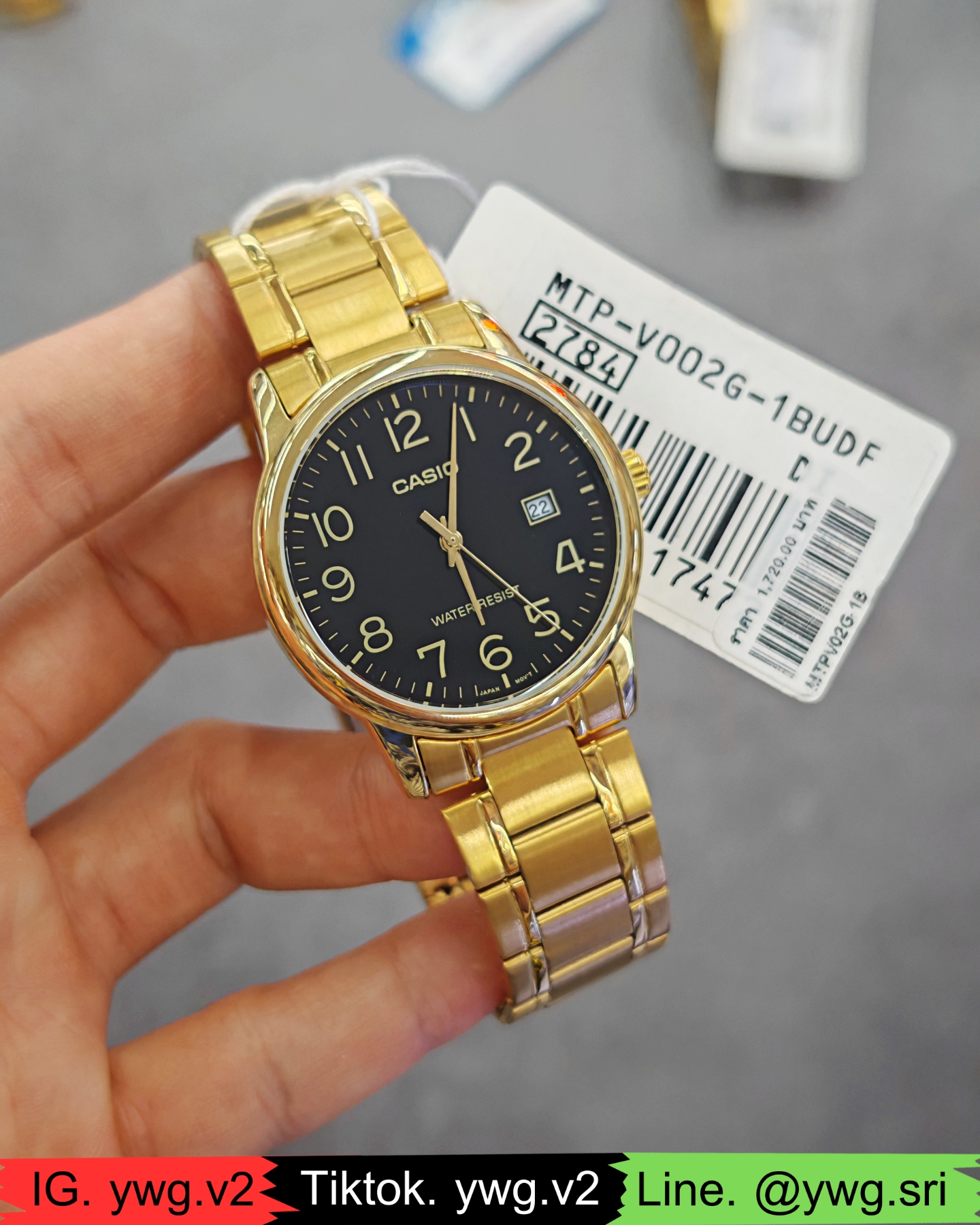 CASIO รุ่น MTP-V002G-1B