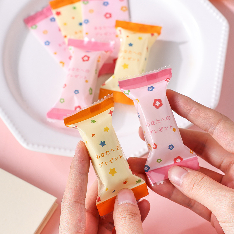 ถุงซีล ใส่ลูกอม ขนม ขนาด 4x9-9.5 ซม.จำนวน 95-100 ใบ/แพ็ค ชุดที่ 4/4