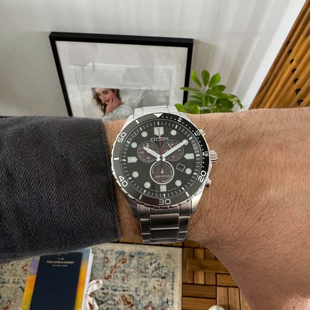 Citizen AT2568-82E นาฬิกาผู้ชาย Eco-Drive Chrono Men's Watch