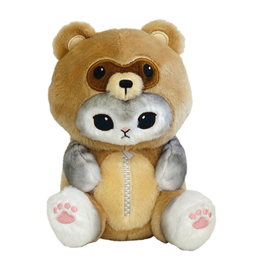 [PRE-ORDER] ตุ๊กตา แมวโมฟุ ทานูกิ Mofusand Tanuki ขนาด S 19 x 13 x 19 cm นำเข้าจากญี่ปุ่น โมฟุซาน mofu ぽてたまぬいぐるみ たぬきにゃん グレー