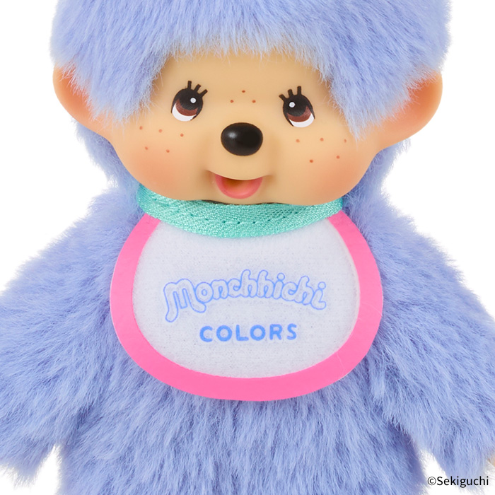 [PRE-ORDER] พวงกุญแจ ตุ๊กตา ม่อนชิชิ สีบลู Monchhichi COLORS Keychain Blue Size SS นำเข้าจากญี่ปุ่น モンチッチCOLORS キーチェーン ブルー