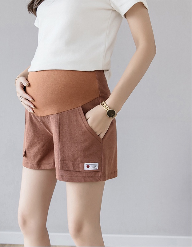 กางเกงคนท้องแฟชั่นเกาหลี ขาสั้น มากัน 5 สี มีผ้าพยุงครรภ์ ผ้านิ่มใส่สบายมากๆ M,L,XL,XXL