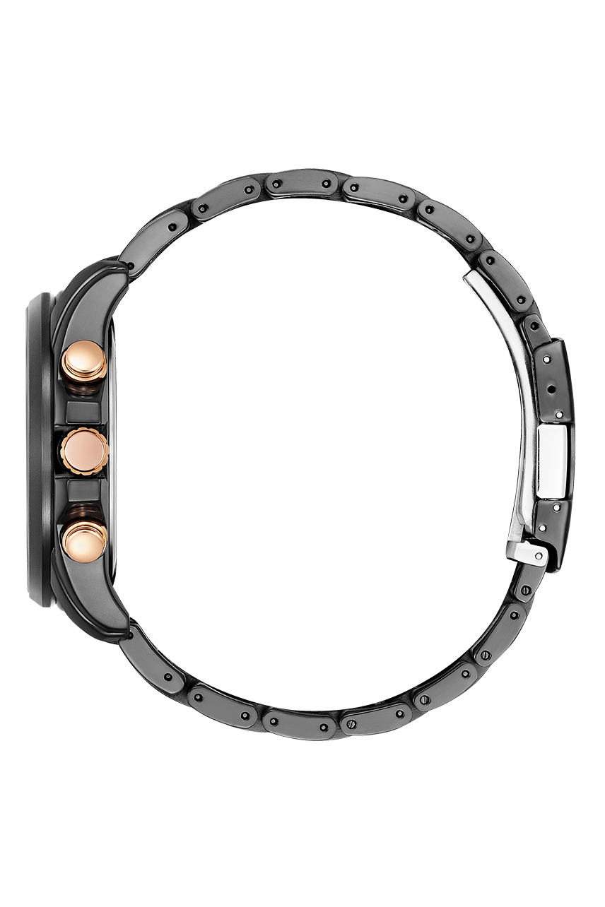 Citizen AT9128-87X นาฬิกาผู้ชาย Eco-Drive World Time Perpetual Alarm GMT Men's Watch