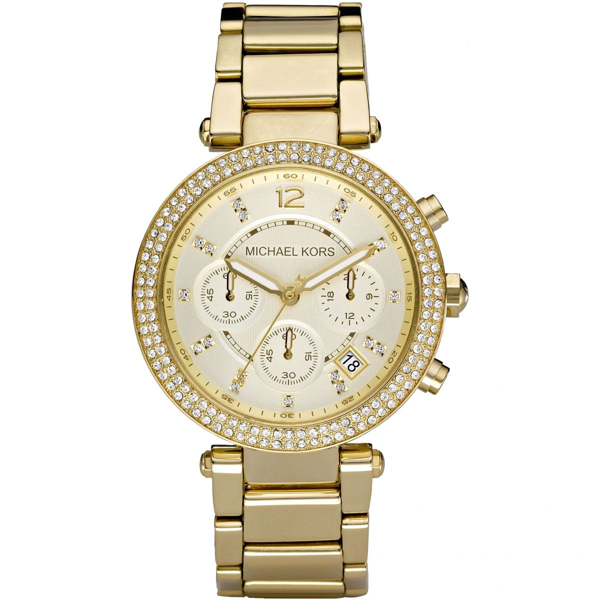 Michael Kors MK5354 นาฬิกาผู้หญิง Michael Kors รุ่น MK5354, Parker Glitz Chronograph Crystals Quartz Women's Watch