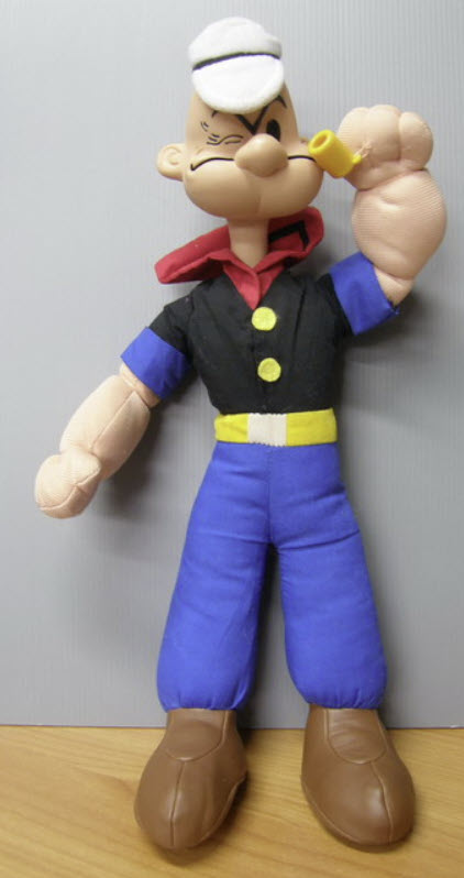 กลาสีป๊อบอาย (POPEYE) รุ่นพิเศษ หัวไวนีล (มือสอง)