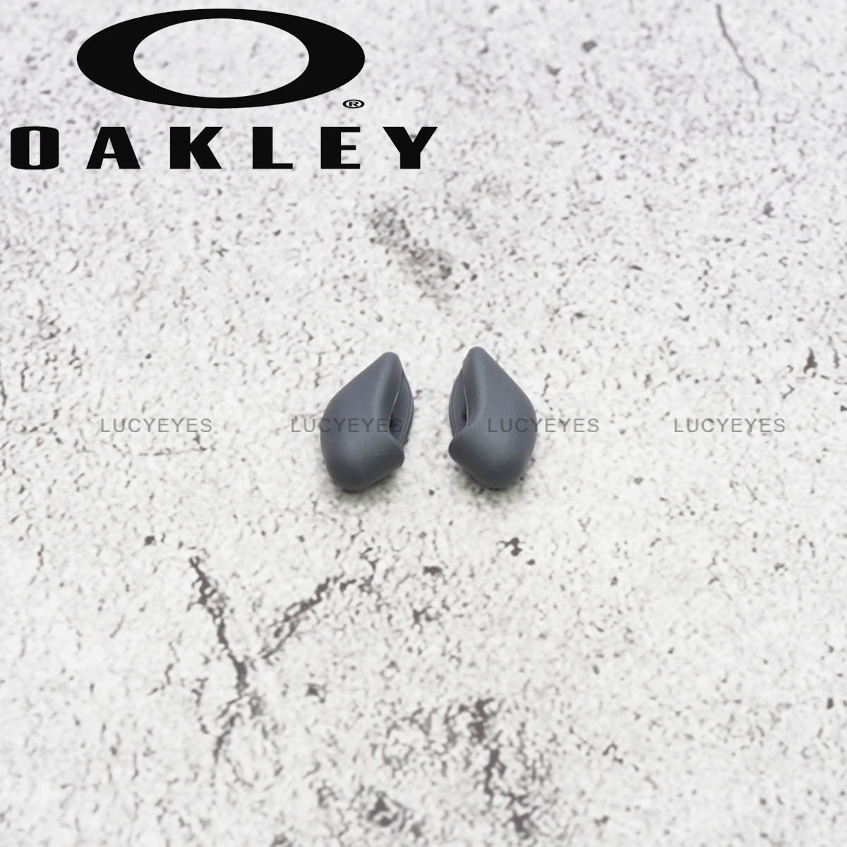 แป้นจมูกแว่น OAKLEY OO9112, FLAK JACKET, OO9153, HALF JACKET 2.0, OO9271 FLAK 2.0, OO9188 (เอเชีย) สีเทา