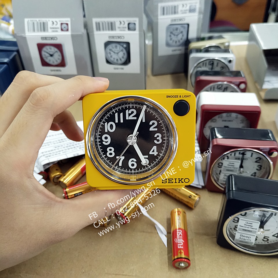 นาฬิกาปลุก SEIKO รุ่น QHE100Y