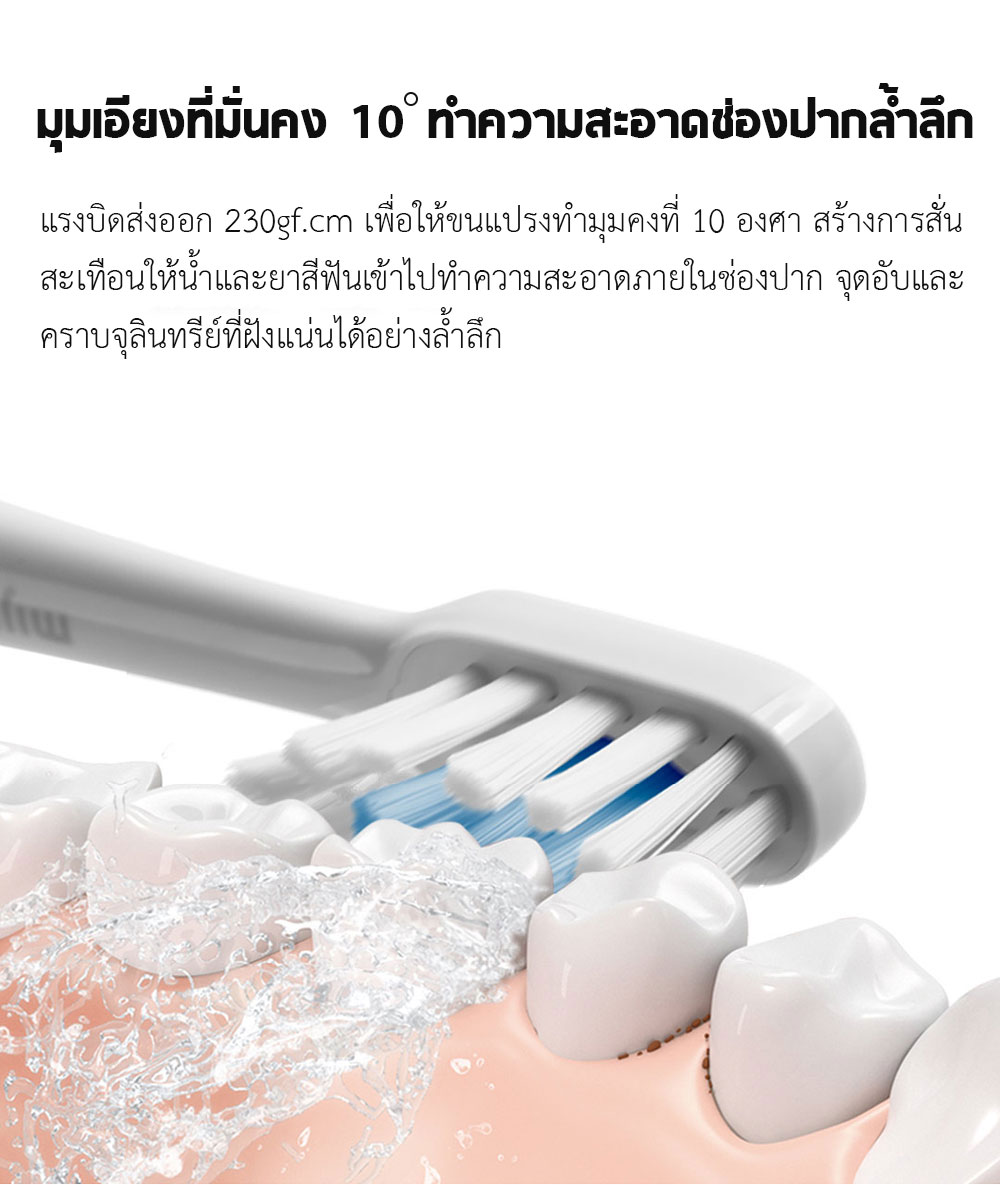 Xiaomi Sonic Electric Toothbrush T300 - แปรงสีฟันไฟฟ้าเสี่ยวหมี่ T300