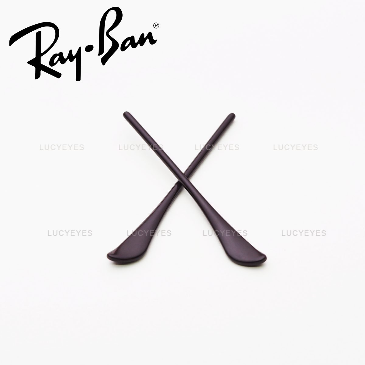 ยางหุ้มขาแว่นสายตา Rayban RX6436D, RX7140, RX7164 แท้ 100% (สีน้ำตาล)