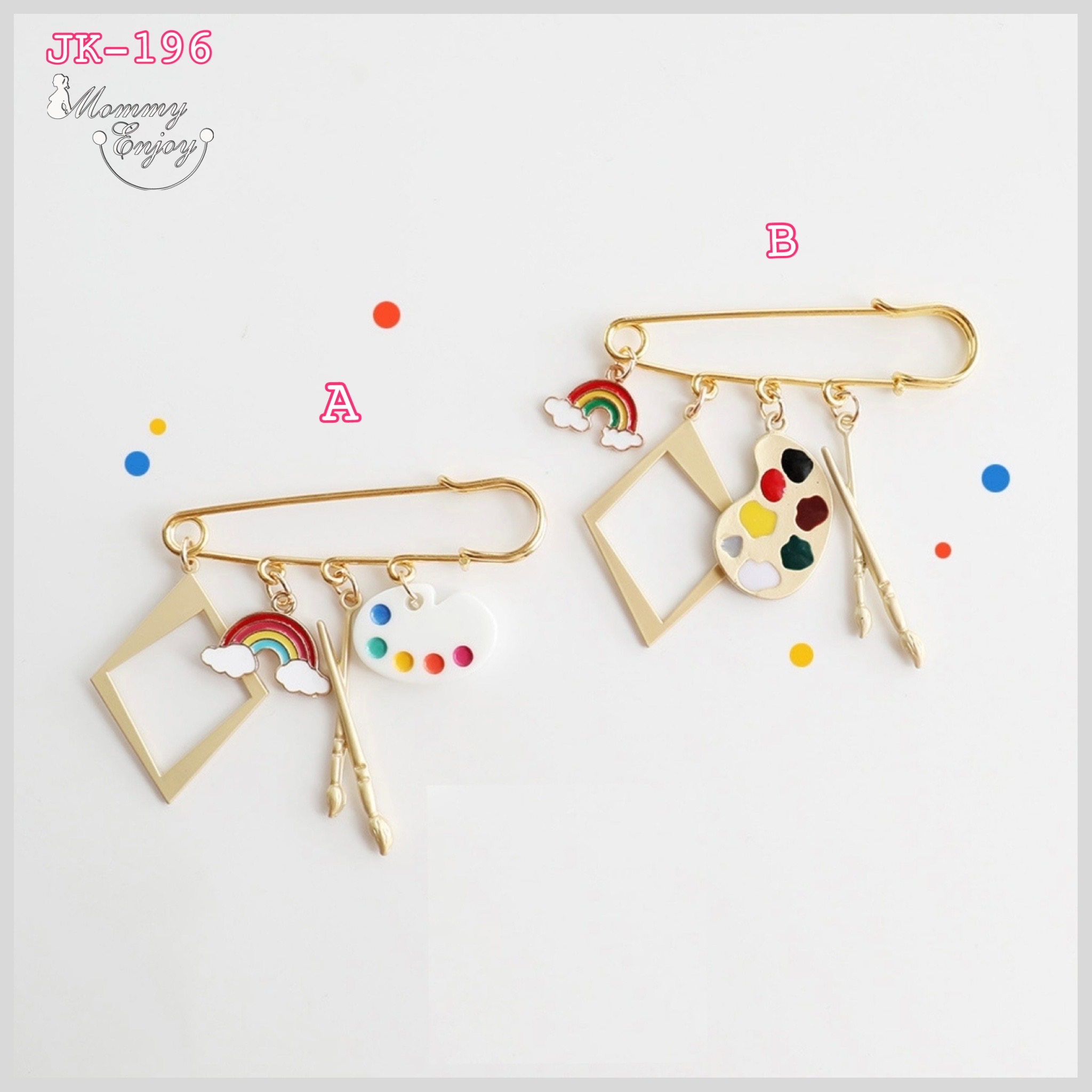 เข็มกลัดติดชุด ติดเพื่อความสวย หรือติดเพื่อความเชื่อสวยลงตัว เซตพรีเมี่ยม