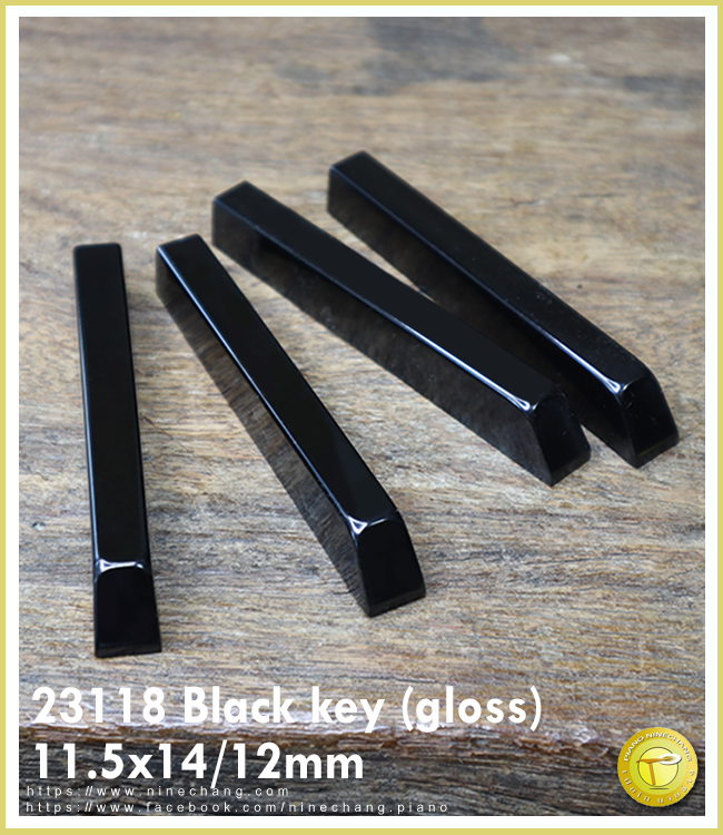 23118 Black key (gloss)