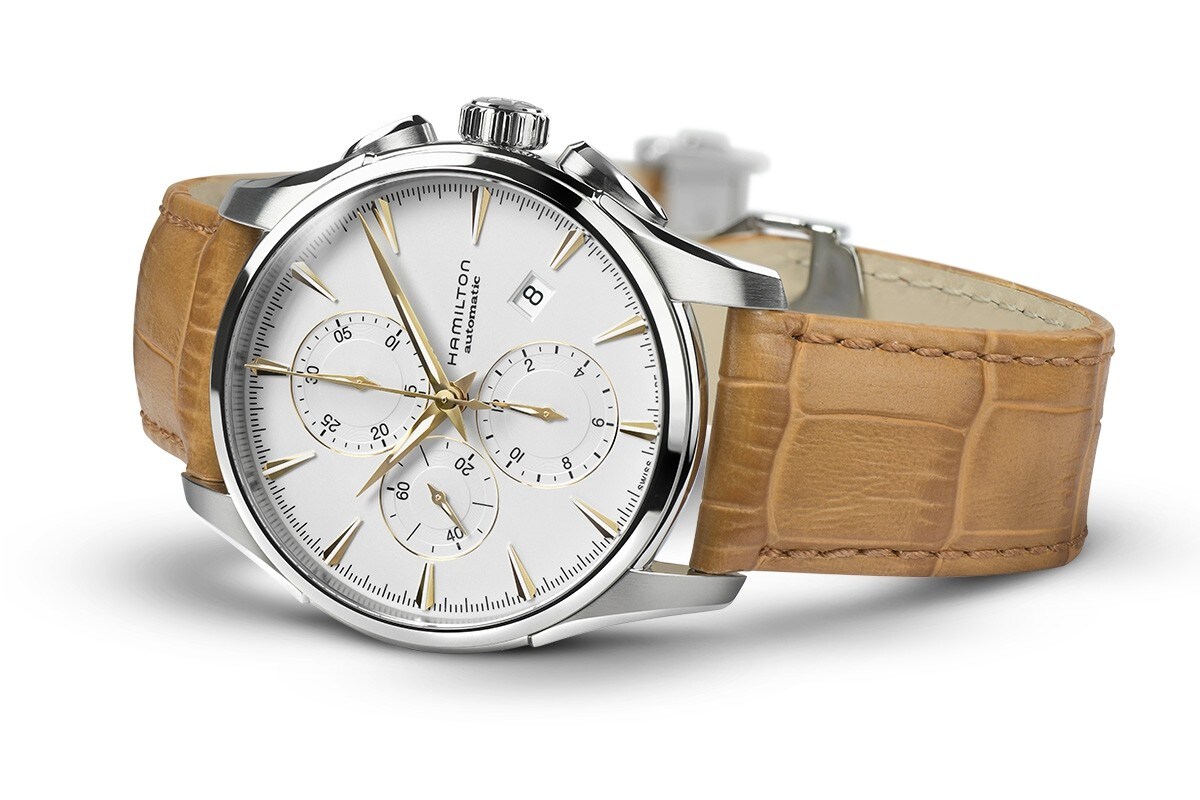 Hamilton H32586511 นาฬิกาผู้ชาย Jazzmaster Chronograph Automatic Men's Watch