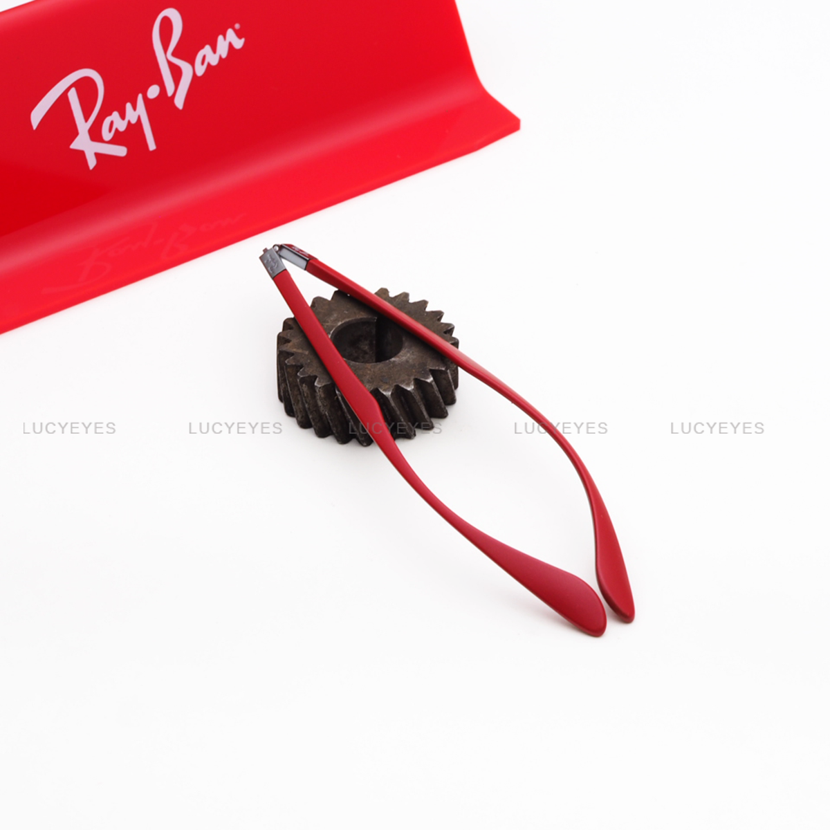 ขาแว่น RAYBAN แท้ 100% RX6355, RX6357, RX6355M สีแดง