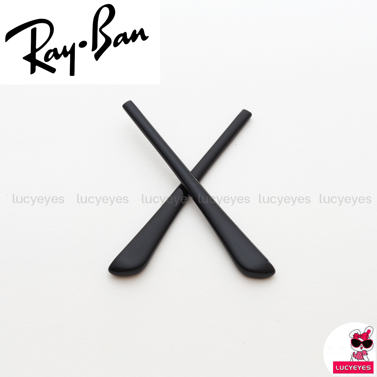 ยางหุ้มขาแว่นสายตา RAYBAN RX5349 แท้ 100% (สีดำ)