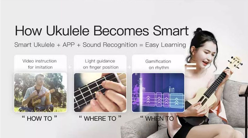 Xiaomi Populele 2 Smart Ukulele - อูคูเลเล่อัจฉริยะ Populele 2