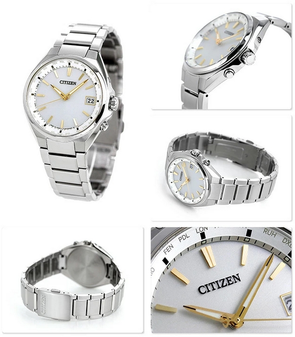 Citizen CB1120-50P นาฬิกาผู้ชาย Attesa Eco-Drive Titanium Men's Watch