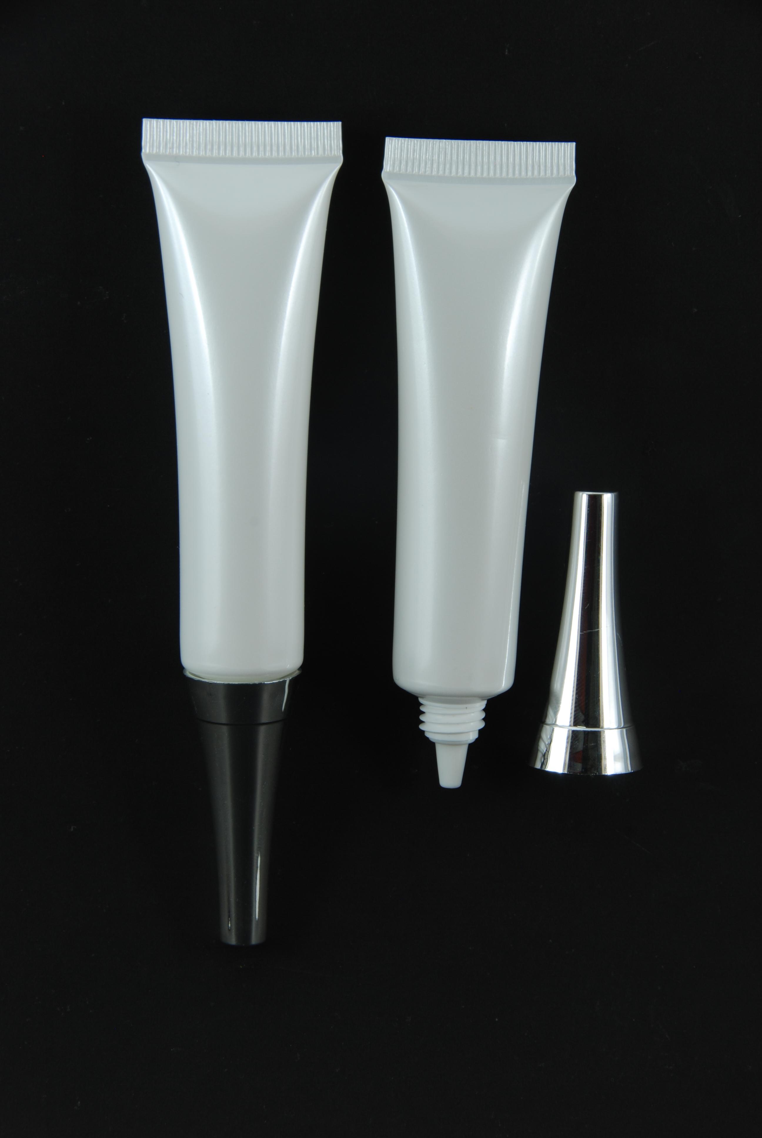 หลอดโฟม 10 กรัม สี ขาว (หัวเงิน) แพคละ 10 ใบ