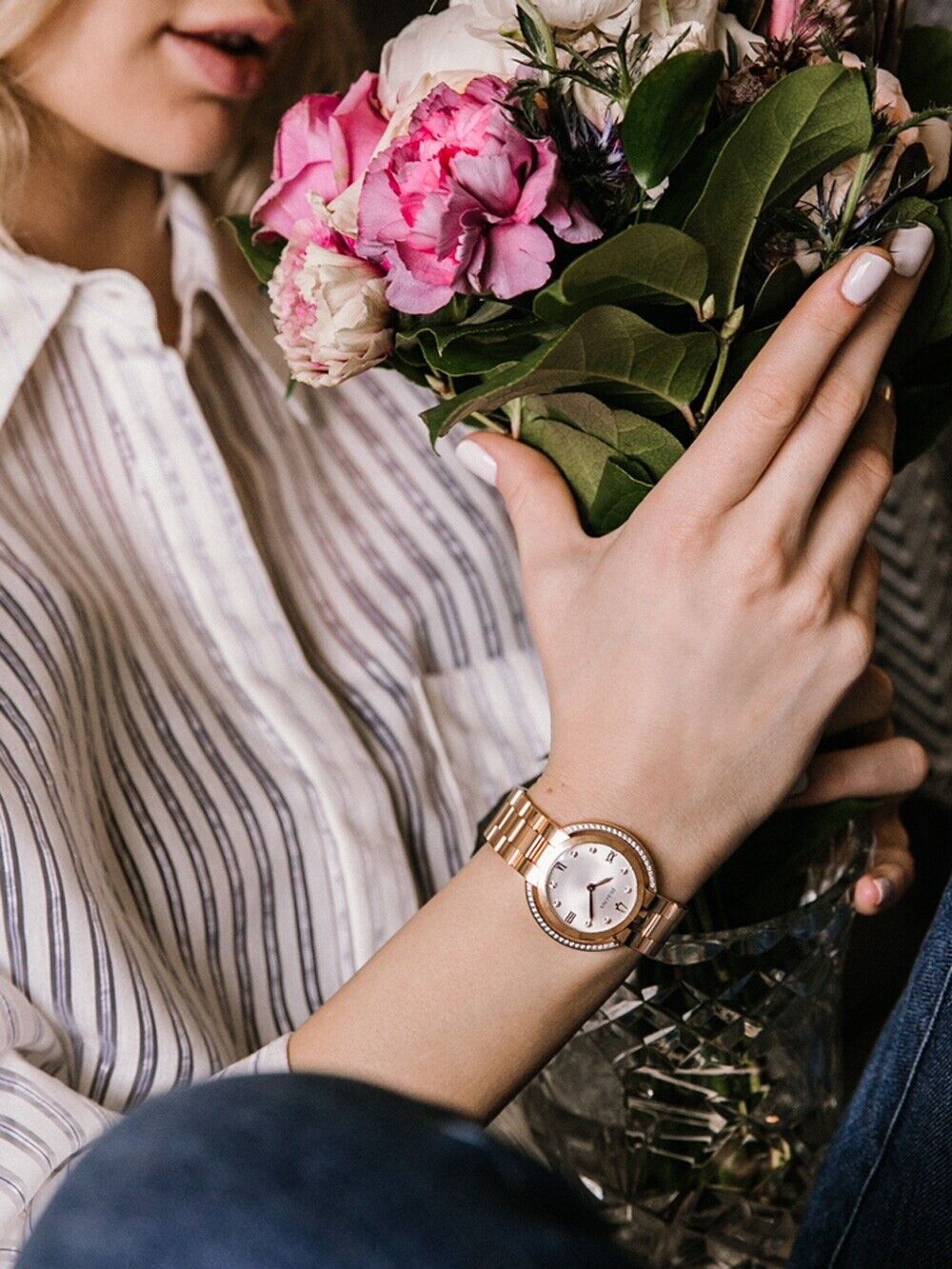 Bulova 98R248 นาฬิาผู้หญิง Quartz Women's Watch