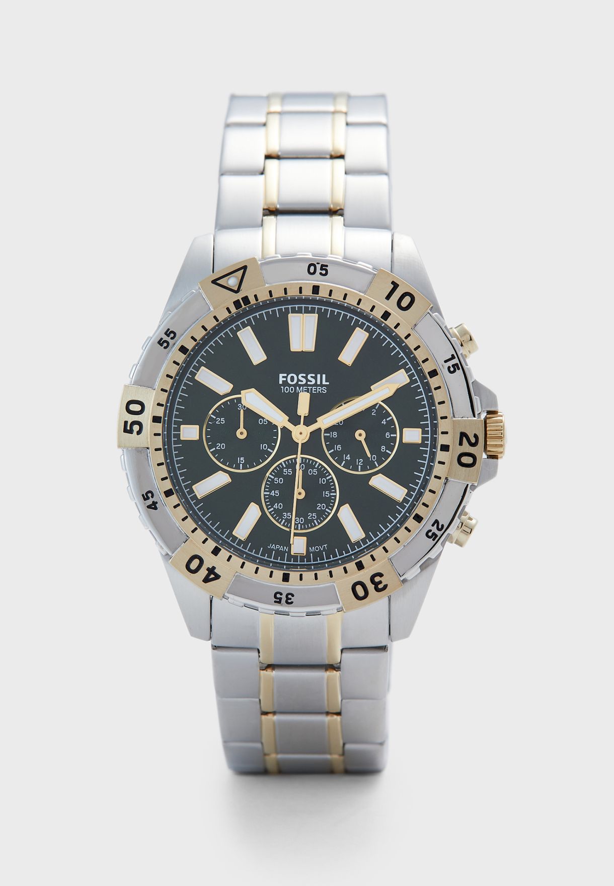 Fossil FS5622 นาฬิกาผู้ชาย Garrett Chronograph Two-Tone Stainless-Steel Quartz Men's Watch