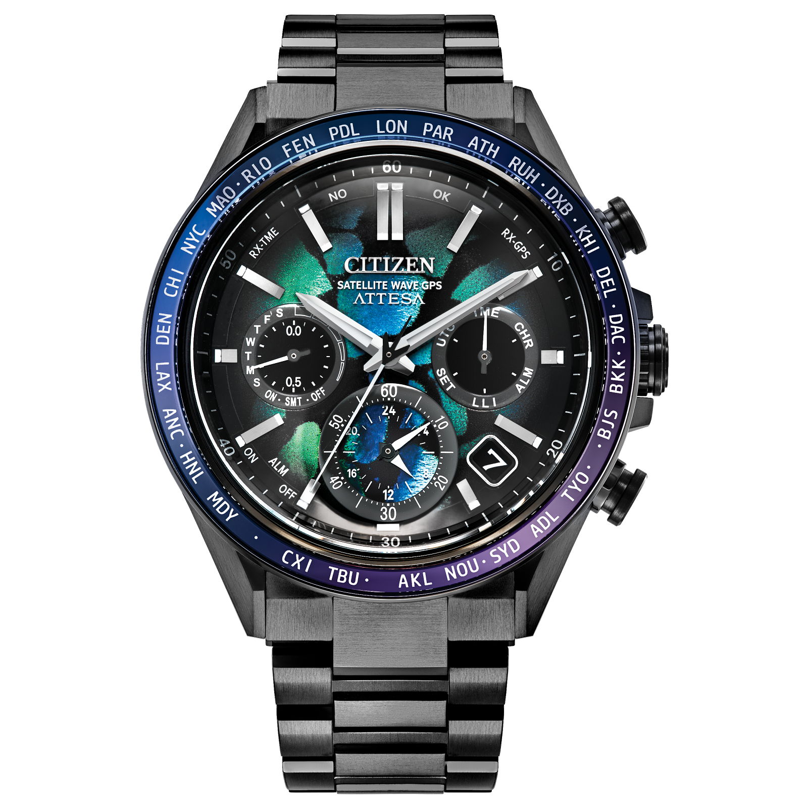 Citizen CC4057-60E นาฬิกาผู้ชาย Attesa Satellite Wave GPS Super Titanium LIMITED EDITION 1900 Men's Watch