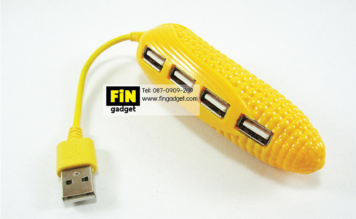 USB HUB 4 Ports ข้าวโพด
