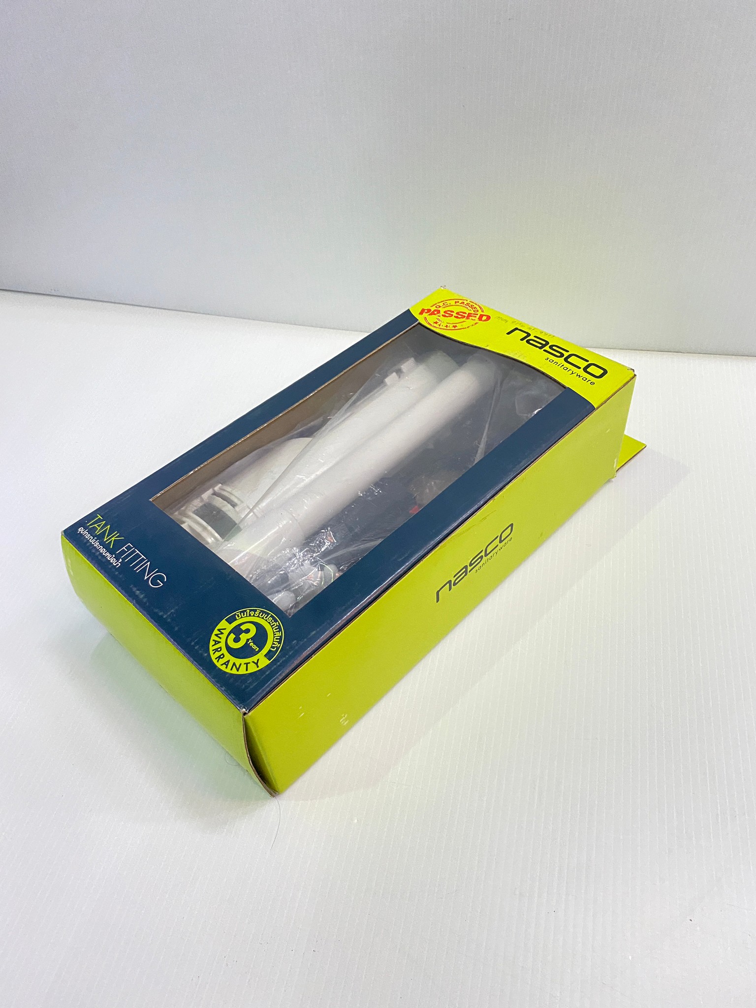 NASCO ชุดอุปกรณ์ในหม้อน้ำชักโครก #NF-9711 แบบกดบน 2 ระบบ