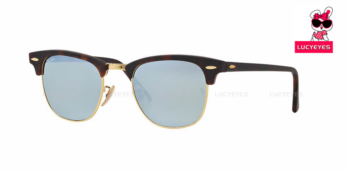 RayBan RB3016 114530 | CLUBMASTER FLASH LENSES