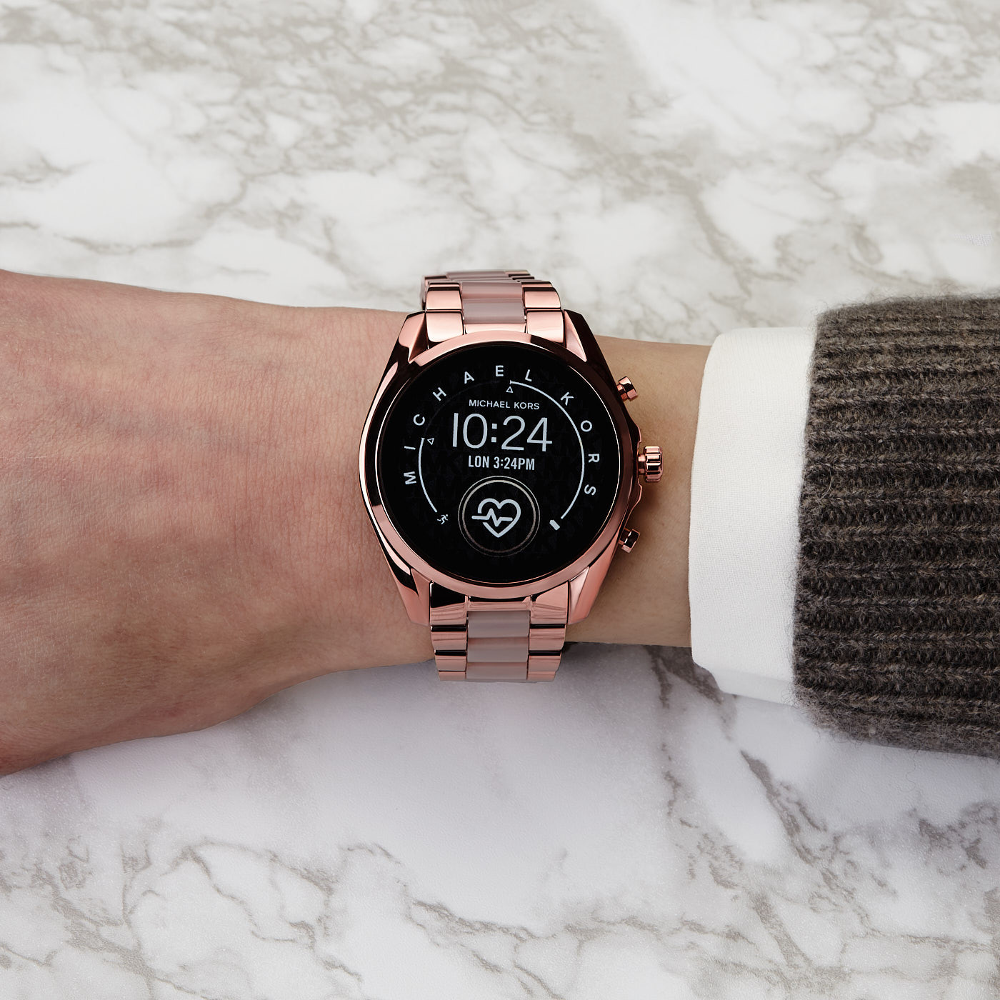 Michael Kors MKT5090 นาฬิกาผู้หญิง Bradshaw 2.0 Touchscreen Smartwatch Gen  5 Women's Watch - WatchTimeShop.Com ศูนย์รวมนาฬิกาแบรนด์เนม  และนาฬิกาสวิสหรูของแท้ 100% สินค้าหลากหลายแบรนด์ มาใหม่ทุกสับดาห์  สินค้าคุณภาพมาตรฐานเดียวกับในเคาน์เตอร์แบรนด์ 