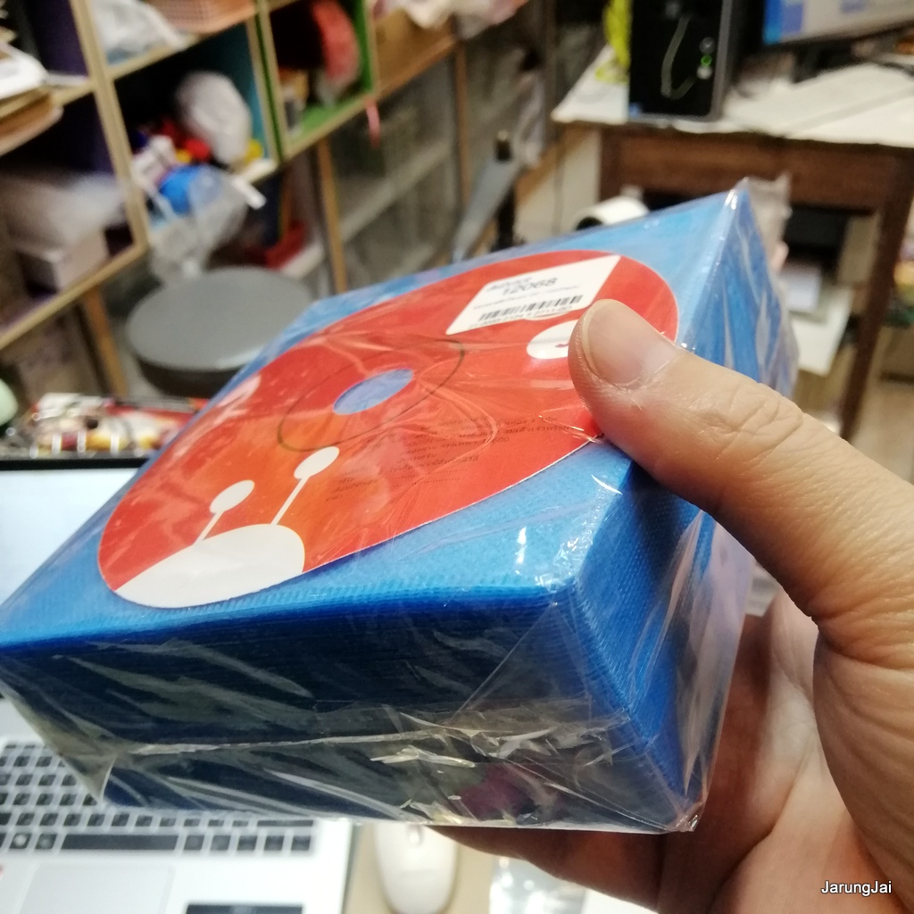 ซองใส่ซีดี cd แบบ refill 1 ซองใส่ได้ 2 แผ่นหน้า-หลัง บรรจุ 100 ซอง คละสี