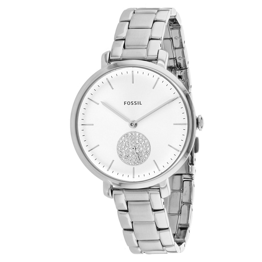 Fossil ES4437 นาฬิกาผู้หญิง Jacqueline Three-Hand Stainless Steel Women's Watch