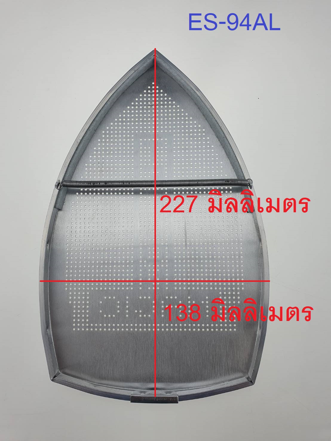 หน้ากากเตารีดไอน้ำ Iron shoe หรับเตารีดไอน้ำอุตสาหกรรม รุ่น Silver Star ES-94A(หน้าเล็ก) และES-94AL (หน้าใหญ่) และหน้ากากเตารีด ทั่วไปแบบ อ่อน