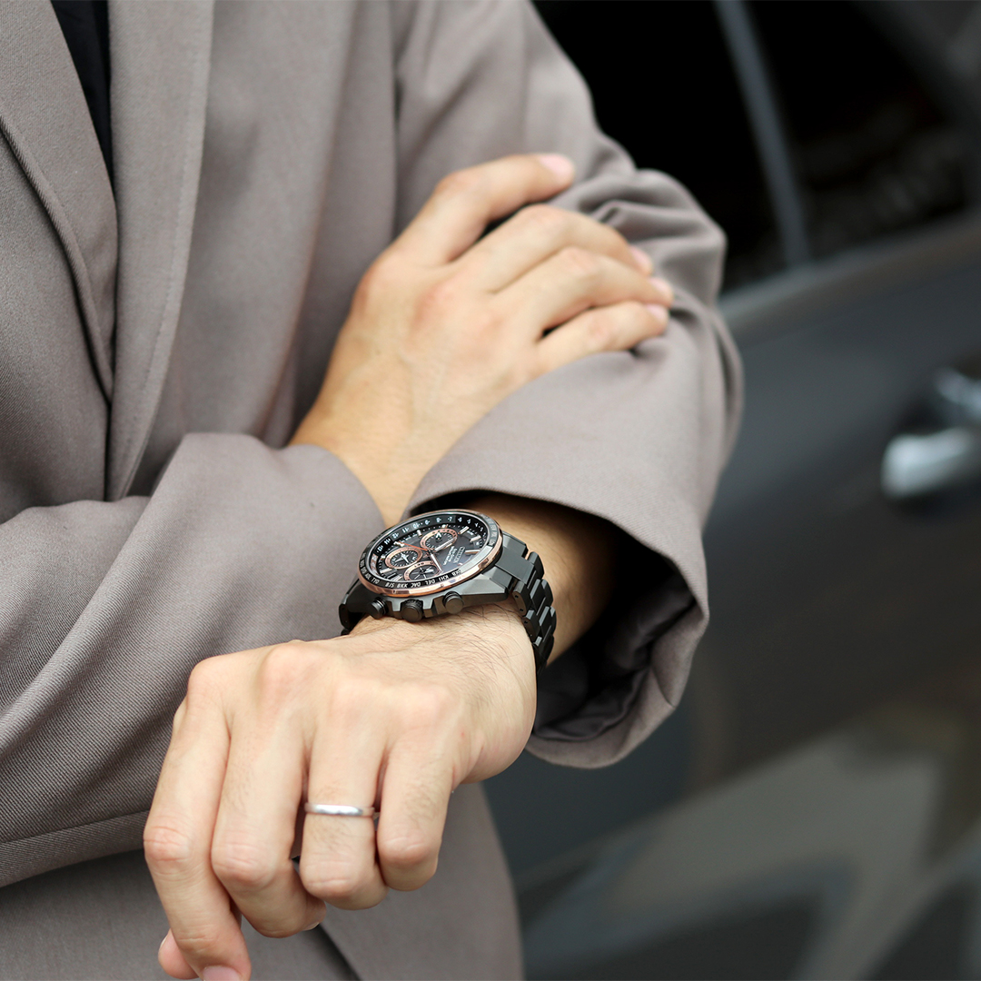 Citizen CC4016-67E นาฬิกาผู้ชาย ATTESA Sattellite Wave GPS Super Titanium Eco-Drive Men's Watch