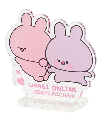 [PRE-ORDER] Asamimi-chan x USAGI Online Acrylic stand มินิอะคริลิค 6 x 6 cm อาซามิมิจัง อาเนะมิมิจัง あさみみちゃん アクリルスタンド