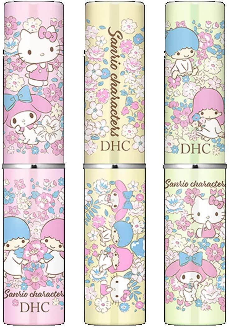 [PRE-ORDER] DHC lip cream 1.5 g x 3 แท่ง ลายซานริโอ นำเข้าจากญี่ปุ่น Hello Kitty - My Melody - Twin Little Stars มายเมโลดี้ คิตตี้ / DHC薬用リップクリーム