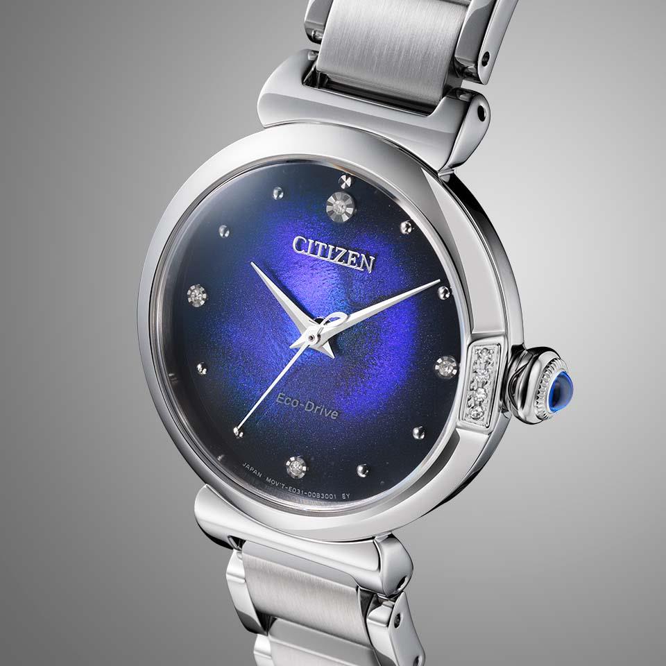 Citizen EM1060-87L นาฬิกาผู้หญิง Citizen L Eco-Drive Diamonds UNITE with BLUE Limited 2000Pcs Women's Watch