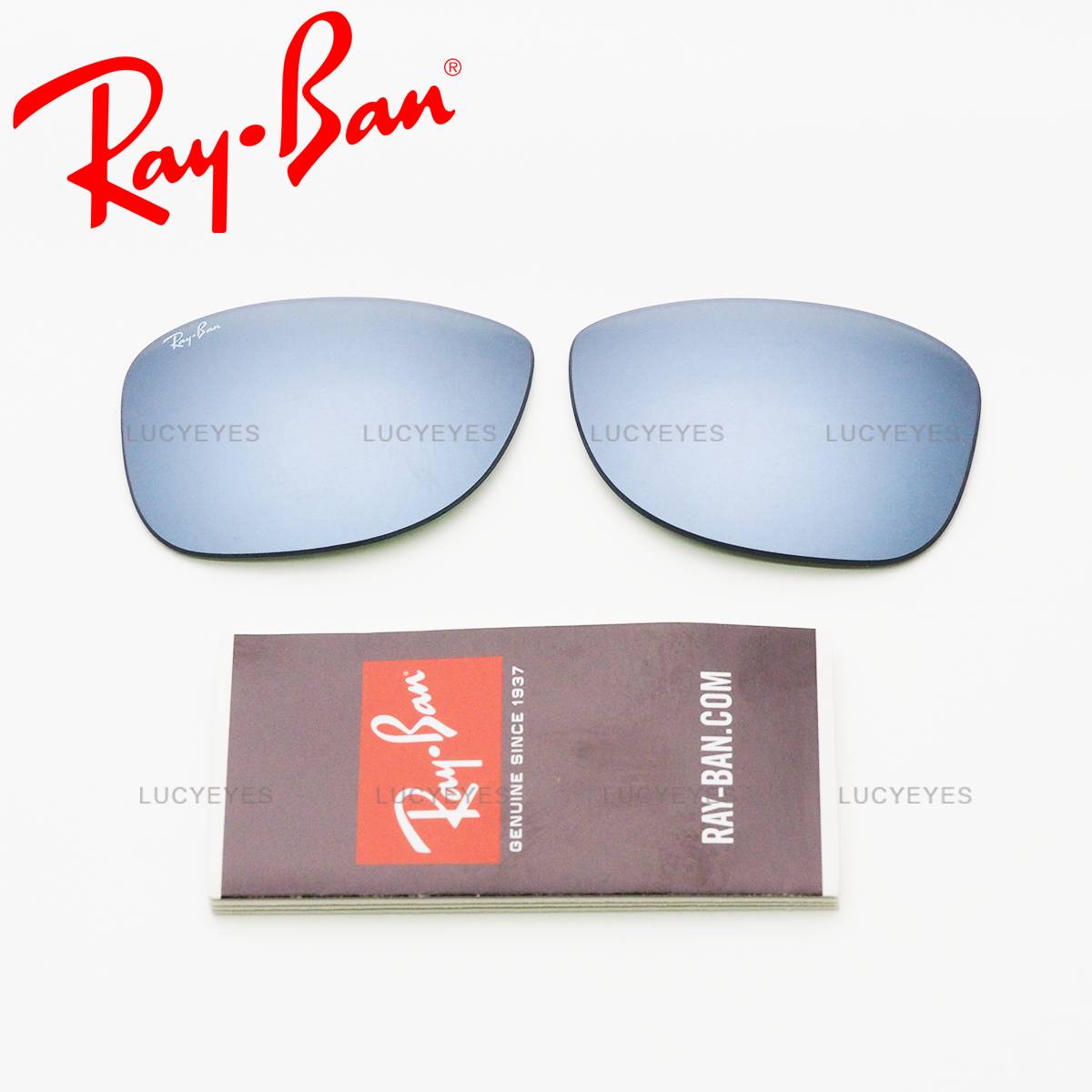 เลนส์ RAYBAN แท้ 100% RB3477 เลนส์สีปรอทเงิน