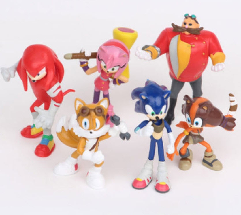 ฟิคเกอร์ Sonic Boom ชุด 6 ตัว ขนาด 2.75 นิ้ว (รุ่นใหม่)