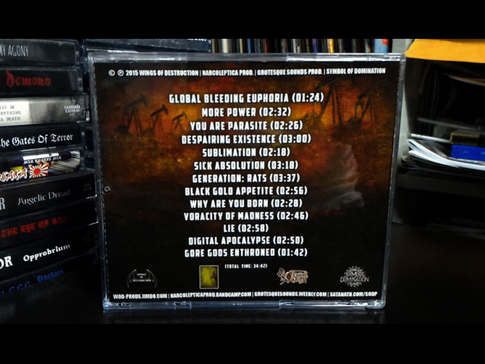 MONASTERY DEAD'Black Gold Appetite' CD.
