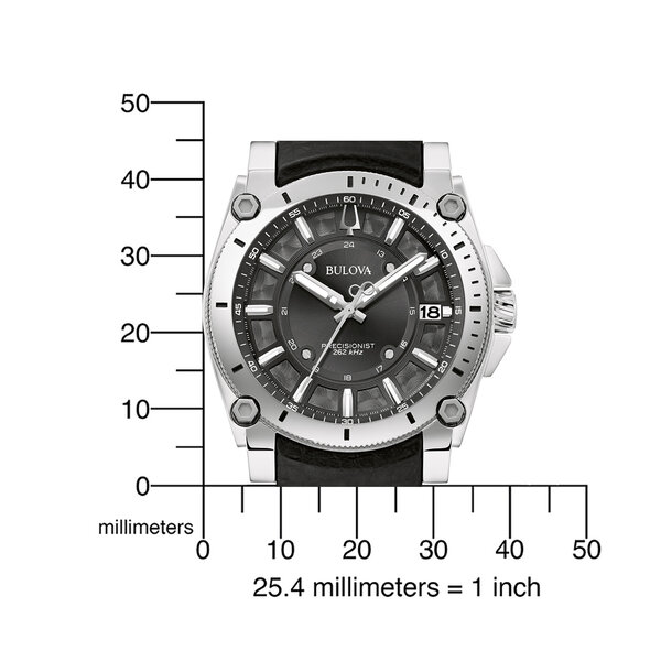 Bulova 96B416 นาฬิาผู้ชาย Precisionist Quartz Men's Watch