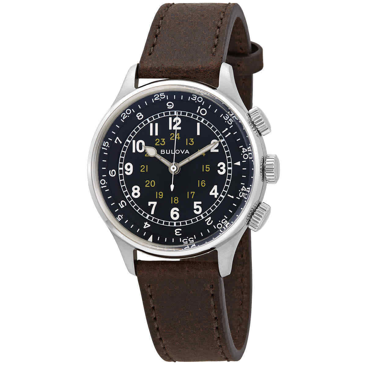 Bulova 96A245 นาฬิกาผู้ชาย A-15 Pilot Automatic Men's Watch