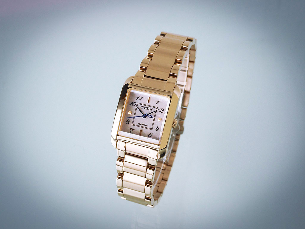 Citizen EW5603-89Y นาฬิกาผู้หญิง Eco-Drive Rose Gold Women's Watch