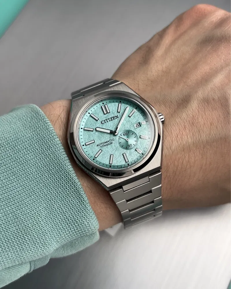 Citizen NJ0180-80M นาฬิกาผู้ชาย Zenshin Automatic Super Titanium Men's Watch