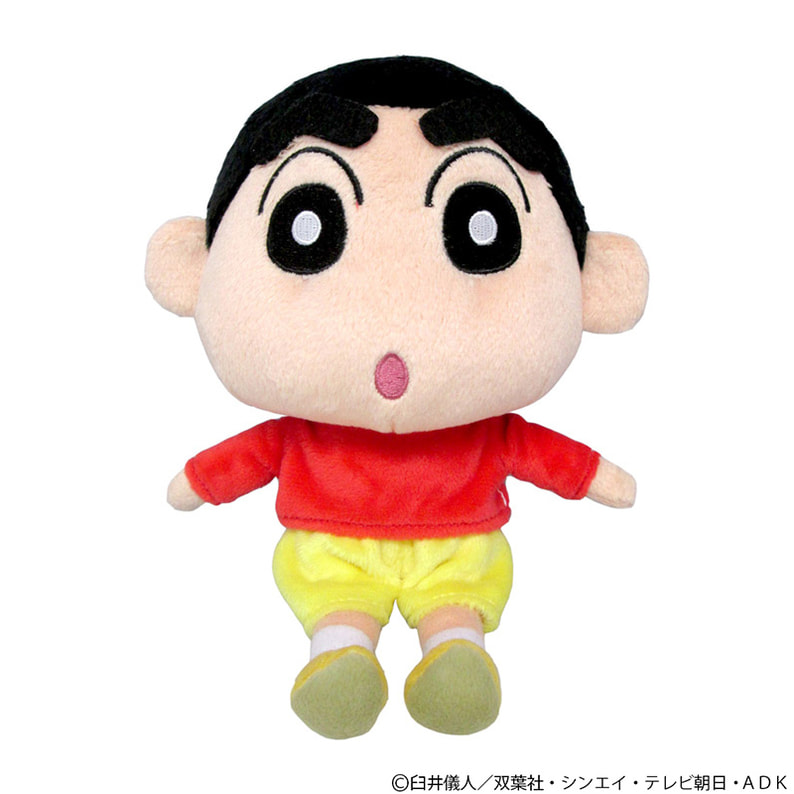 [PRE-ORDER] ตุ๊กตา ชินจัง เสื้อสีแดง กางเกงสีเหลือง size S 10 x 10 x 20 cm นำเข้าจากญี่ปุ่น ชินจังจอมแก่น Crayon Shin-chan SN01 クレヨン しんちゃん