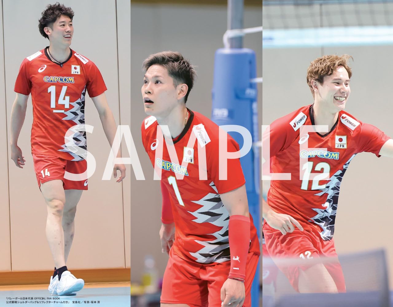 [PRE-ORDER] กระเป๋าสะพายไหล่ วอลเล่ย์บอล ทีมชาติญี่ปุ่น Japan National Volleyball Team Official Fan Book Shoulder Bag バレーボール日本代表 ショルダーバッグ