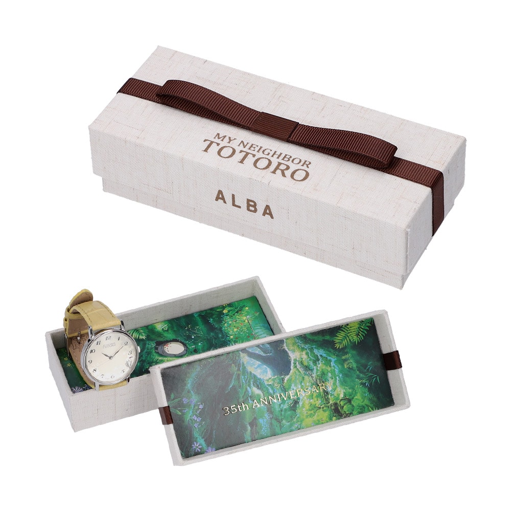 [ปิดจอง] SEIKO ALBA x My Neighbor Totoro นาฬิกา โทโทโร่เพื่อนรัก รุ่นฉลองครบรอบ 35 ปี ของอนิเมะ Studio Ghibli となりのトトロ 数量限定モデル 腕時計 シルバー ACCK733