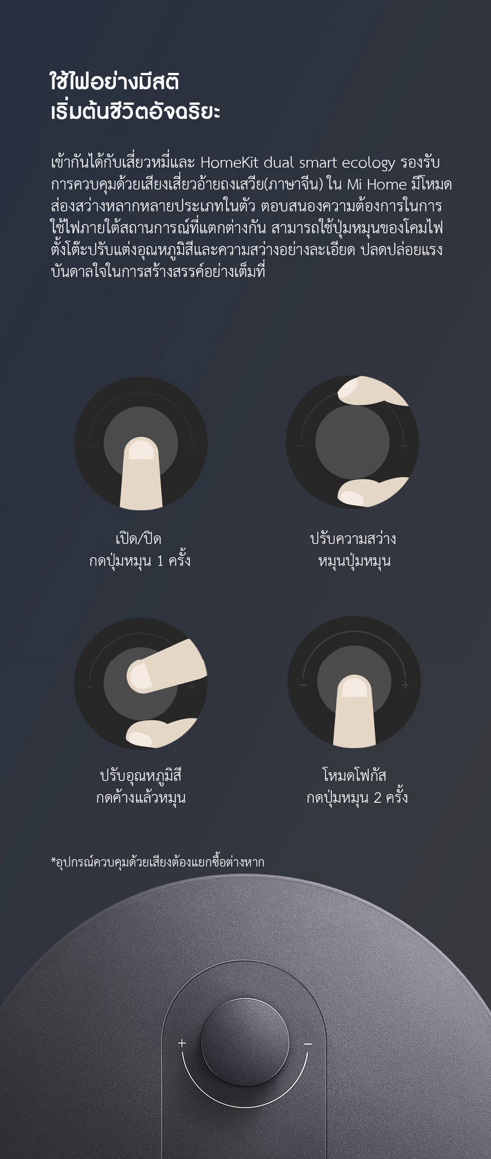 Xiaomi Smart LED Desk Lamp 1S (Black) - โคมไฟตั้งโต๊ะเสี่ยวหมี่อัจฉริยะ 1S (สีดำ)(CN)